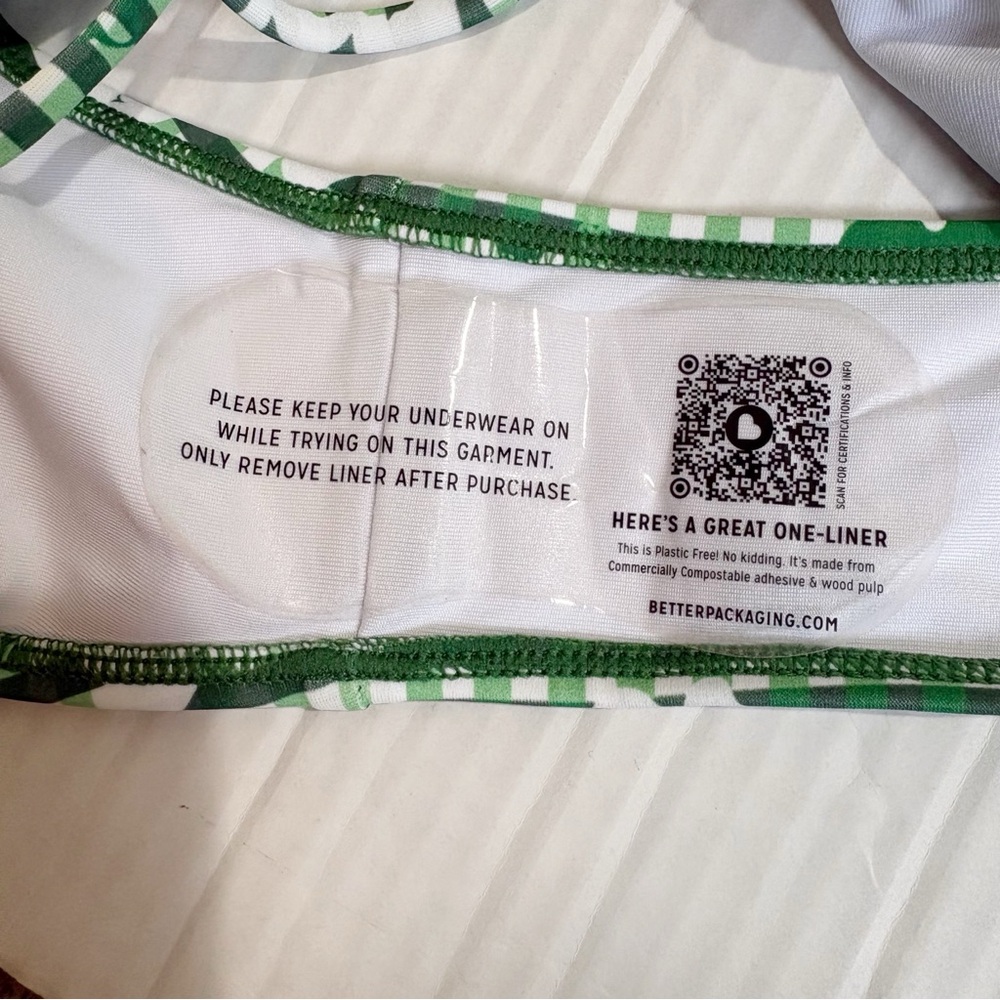 Amelie Teje x Loleia Swim String Bikini Femme in Vert Small Top Medium Bottom - Picture 15 of 16